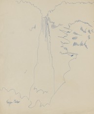 Andy Warhol-Kegon Falls, Japan. 1956.