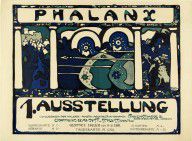 Poster for the 1st Exhibition of the Phalanx  quot; (Plakat für die erste Ausstellung der Phalanx  q