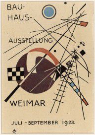 Postcard for Bauhaus Exhibition Weimar July - September 1923  quot;_1923