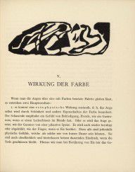 Vignette next to The Effect of Color  quot; (  quot;Wirkung der Farbe  quot;) (headpiece, page 37) f
