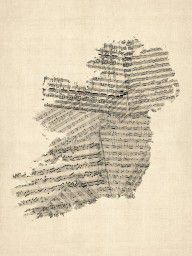 4323018_Old_Sheet_Music_Map_Of_Ireland_Map
