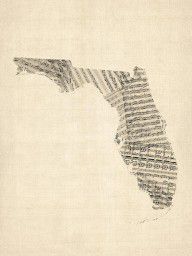 11277434_Old_Sheet_Music_Map_Of_Florida