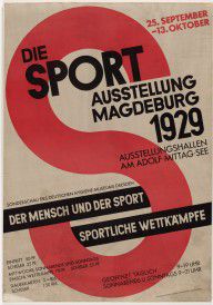 Die Sport Ausstellung (The Sport Exhibition) (Poster for exhibition in Magdeburg)_1929
