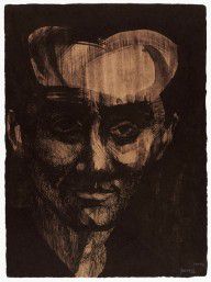 ZYMd-26517-Portrait of García Lorca (plate, folio 3) from Oda a Lorca 1962