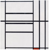 Piet Mondrian-Composition No. 1 with Grey and Red 1938  Composition with Red 1939-ZYGU30530