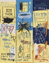 Jean-Michel Basquiat-Charles the First. 1982.