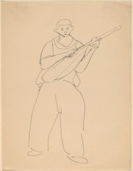 Boy Standing with Lute-ZYGR68764