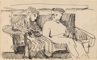 Couple Seated on Bench-ZYGR68861