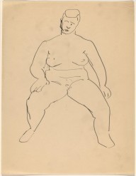 Frontal Nude Seated with Legs Apart-ZYGR68765