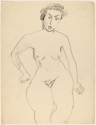 Frontal Nude Seated, Arms at Side-ZYGR68773