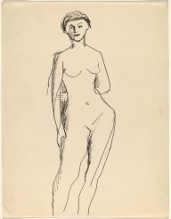 Frontal Nude Standing with Left Arm behind Back-ZYGR68763