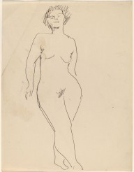 Frontal Nude Standing with Legs Crossed-ZYGR68794