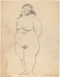 Large Standing Nude, Face Turned to Viewer, Arms Behind-ZYGR68731