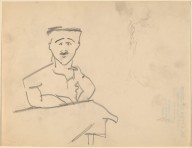 Man with Moustache, Seated at Table-ZYGR69191