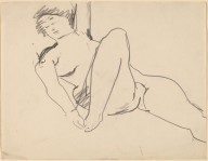 Nude Reclining to the Left, Right Hand Touching Foot-ZYGR68719