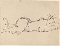 Nude Reclining to the Right, Arms beneath Head, Vertically Posed-ZYGR68762