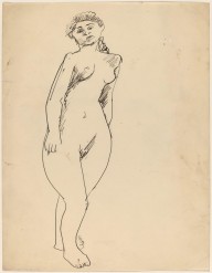 Standing Female Nude, Head Tilted Left-ZYGR69112