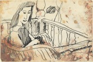 Woman Seated on a Balcony-ZYGR68812