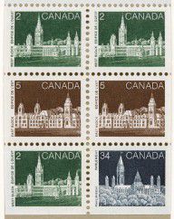 ZYMd-109245-Parliament Buildings Stamp Booklet 1984