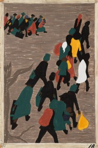 Jacob Lawrence - The migration gained in momentum