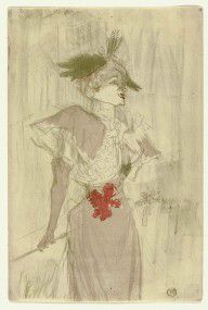 ZYMd-62962-Mademoiselle Marcelle Lender, Standing (Mademoiselle Marcelle Lender, debout) 1895