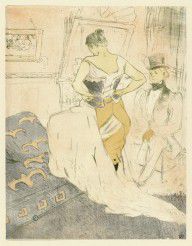 ZYMd-63507-Woman in Corset (Femme en corset) from Elles 1896
