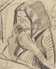 Ernst Ludwig Kirchner-Alte B�uerin. Um 1926.