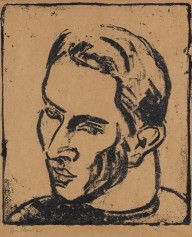Ernst Ludwig Kirchner-Athletenkopf. 1908.