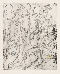 Ernst Ludwig Kirchner-Bergtannen. 1920.
