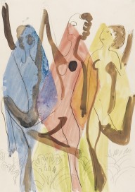 Ernst Ludwig Kirchner-Farbentanz. 1932.