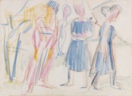 Ernst Ludwig Kirchner-Frauen in Landschaft. Um 19251930.