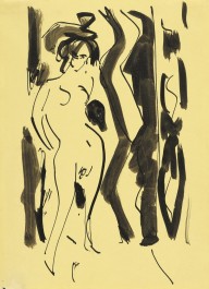 Ernst Ludwig Kirchner-Frauenakt. Um 1910.