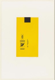 ZYMd-67599-Gauloises Bleues (Yellow with Black Square) 1971