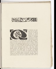 Headpiece and pictorial initial Q (folio 4) from L'Enchanteur pourrissant_1909