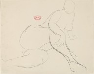 Untitled [seated female nude holding her leg with her right hand]-ZYGR122291