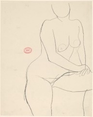Untitled [standing nude leaning on her elevated left leg]-ZYGR122130