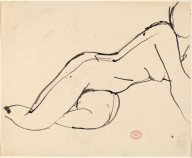 Untitled [nude resting on her side and lifting up on her right arm]-ZYGR121989