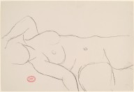Untitled [reclining female nude with left arm above head]-ZYGR122711