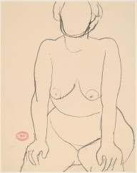 Untitled [seated nude leaning forward with her hands on her knees]-ZYGR122725