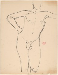 Untitled [standing nude with his right arm akimbo]-ZYGR122795