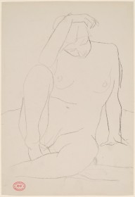 Untitled [seated nude resting]-ZYGR122677