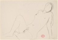 Untitled [seated nude leaning on arm]-ZYGR122170