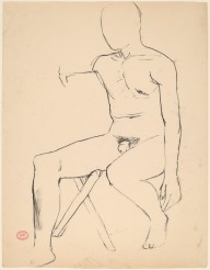 Untitled [seated male nude]-ZYGR122790