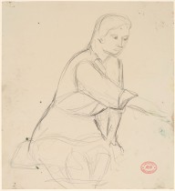 Untitled [seated woman extending right arm]-ZYGR122113