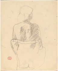 Untitled [back view of seated female nude]-ZYGR122815