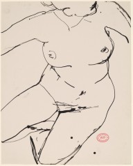 Untitled [bird's-eye view of a reclining female nude]-ZYGR122530