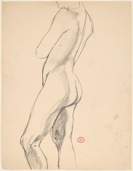 Untitled [side view of a standing nude]-ZYGR122794