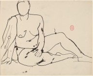 untitled [seated nude with her right shoulder draped]-ZYGR122451