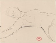 Untitled [reclining female nude with right arm outstretched]-ZYGR122108