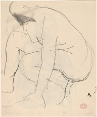 Untitled [crouching nude] [verso]-ZYGR144494